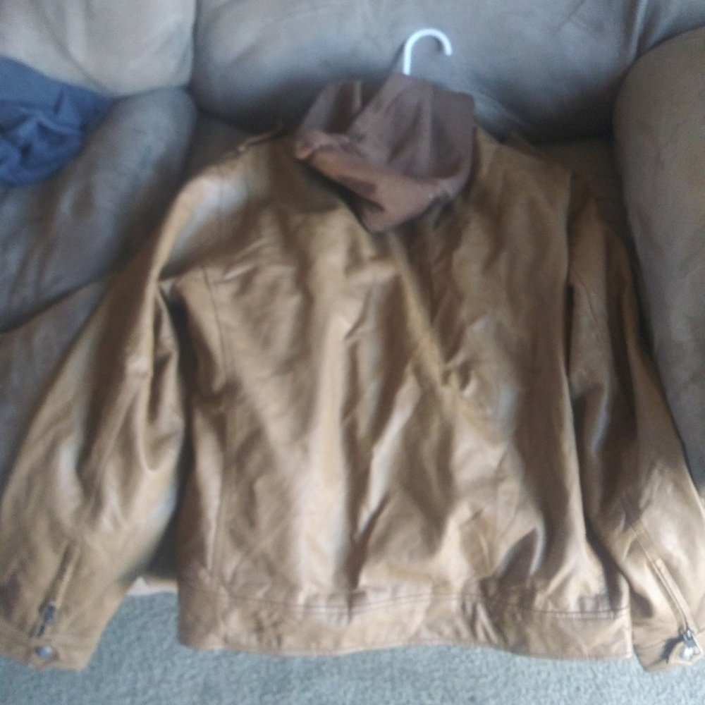 Mens leather Marc Eko jacket
